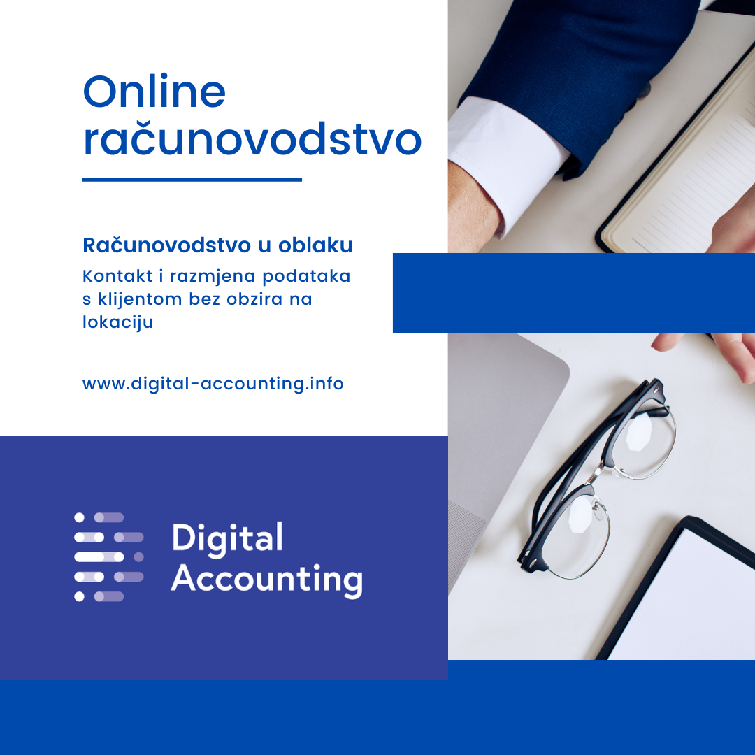 Blue Corporate Infographic Accounting Services Instagram Post